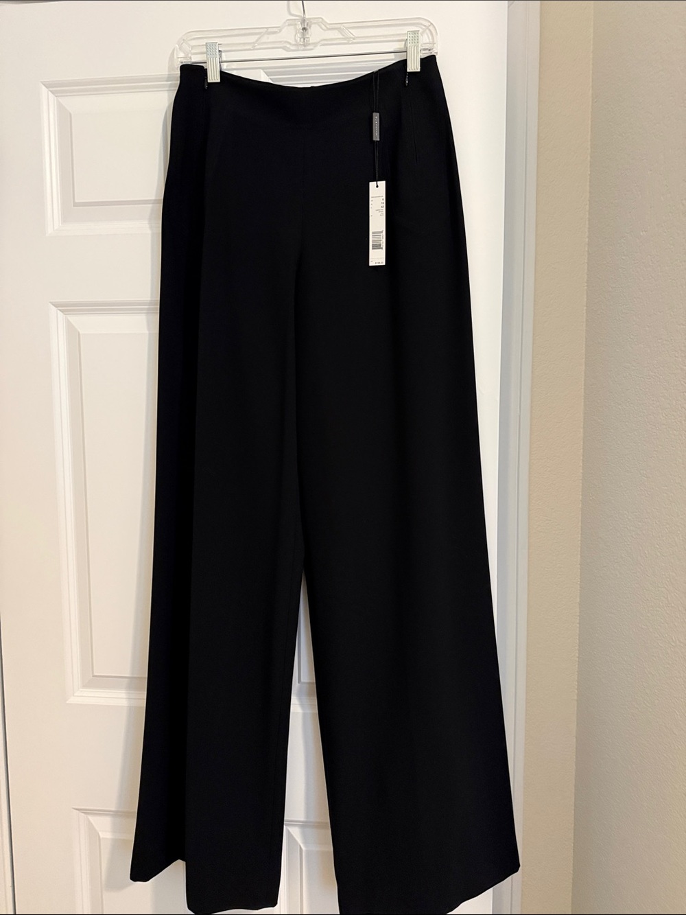 Elie Tahari Wide-Leg Black Women's Pants